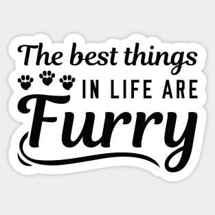 Best Things Furry Sticker